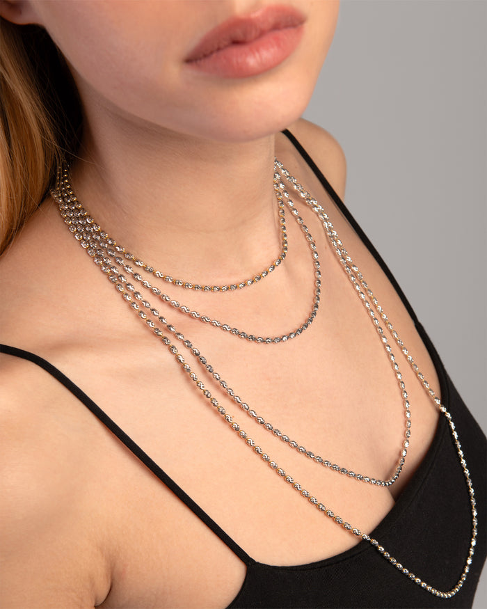 Collana in argento Rice