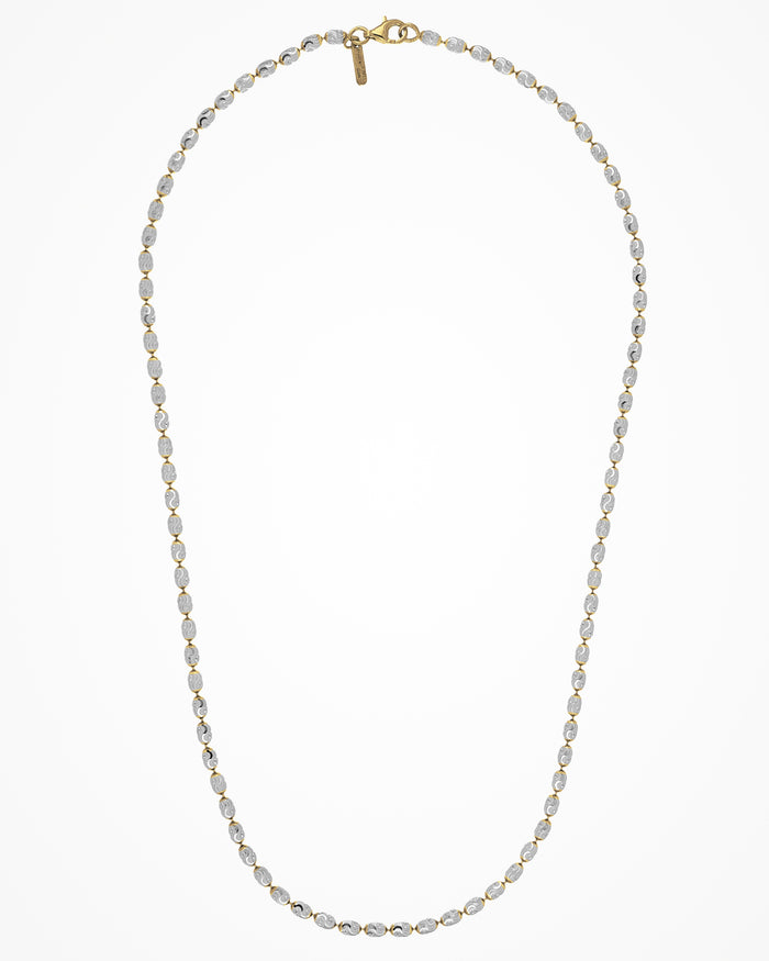 Collana in argento Rice