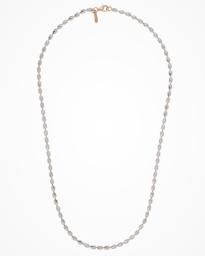 Collana in argento Rice