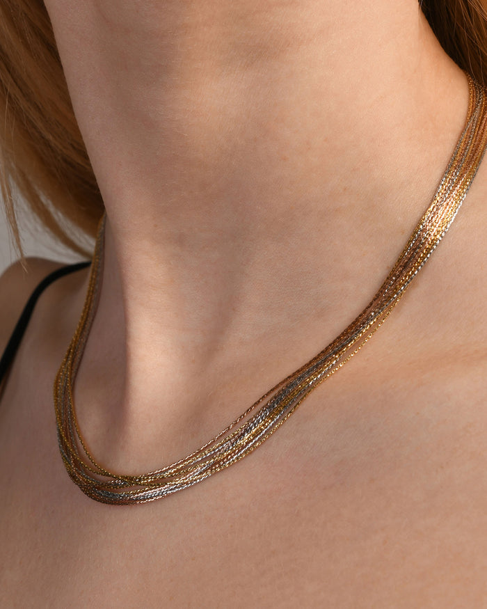 Collana in argento Spark