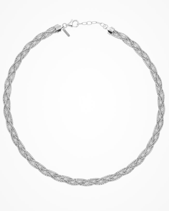 Collana in argento Spring Braid