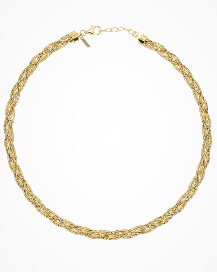 Collana in argento Spring Braid