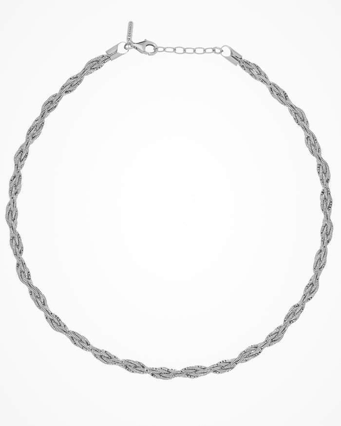 Collana in argento Spring Rope