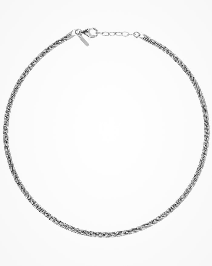 Collana in argento Spring Twist