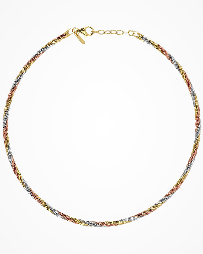 Collana in argento Spring Twist
