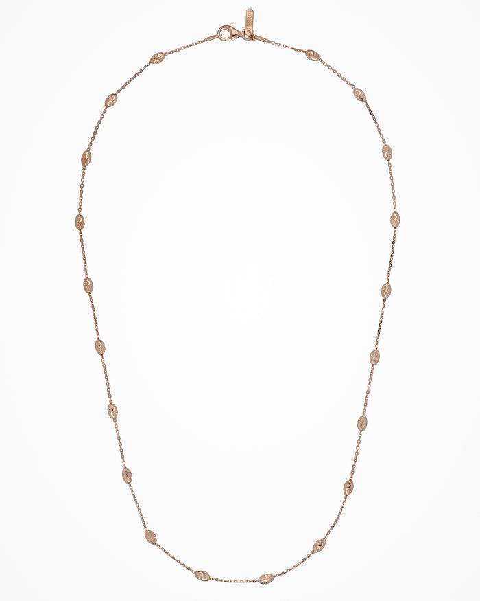 Collana Station Typhoon in argento con dettagli placcati in oro rosa e rodio