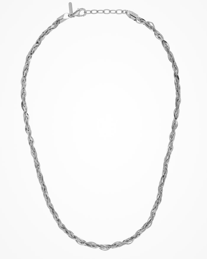 Collana in argento Weave