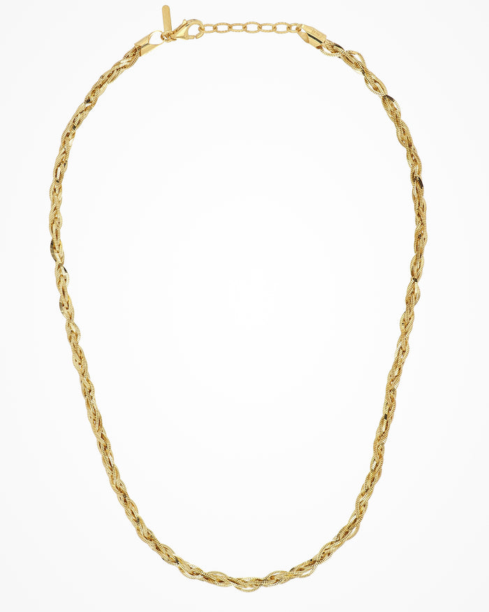 Collana in argento Weave