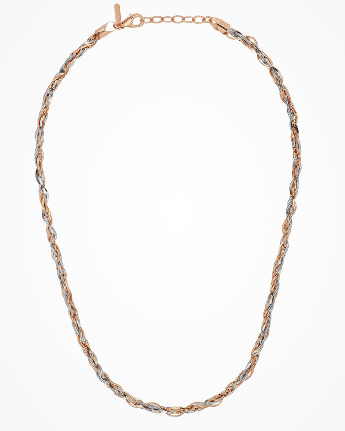 Collana in argento Weave