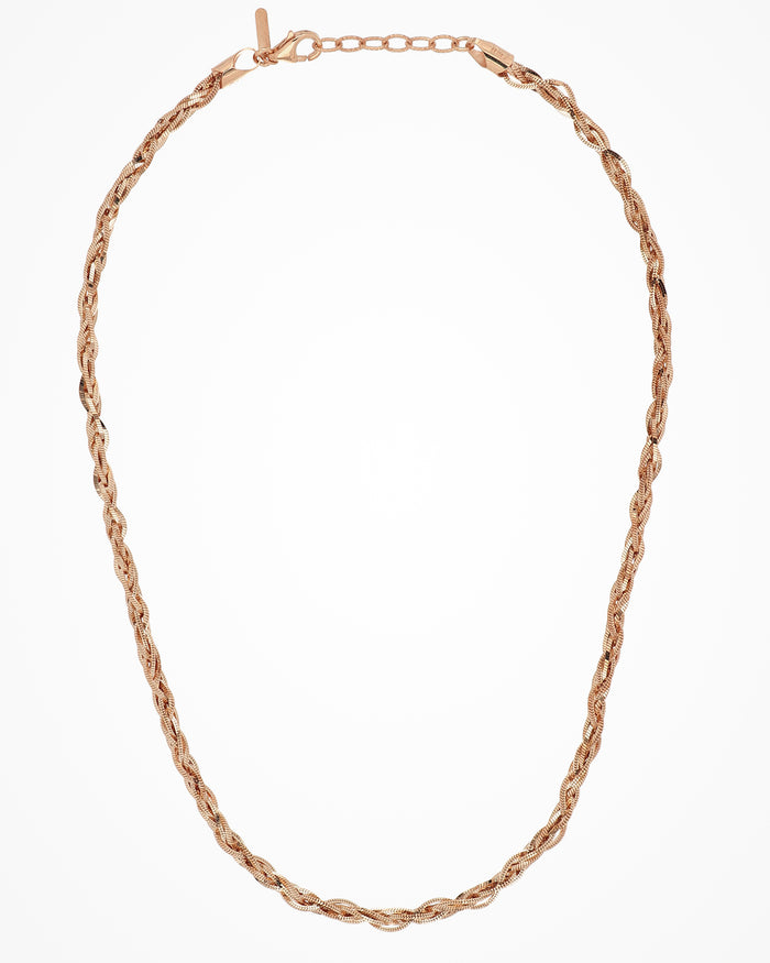 Collana in argento Weave