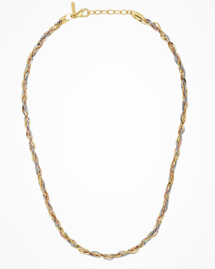 Collana in argento Weave