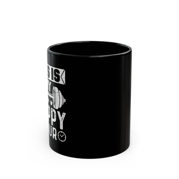 Commanding Gloss-Black Statement Mug