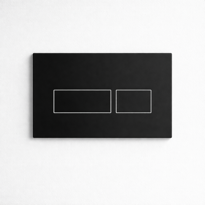 Concealed Tank Button Black TB-1 - Matte Black Flush Plate Pakistan - Aqua Bath