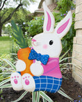 Dapper Small Bunny Metal Stake