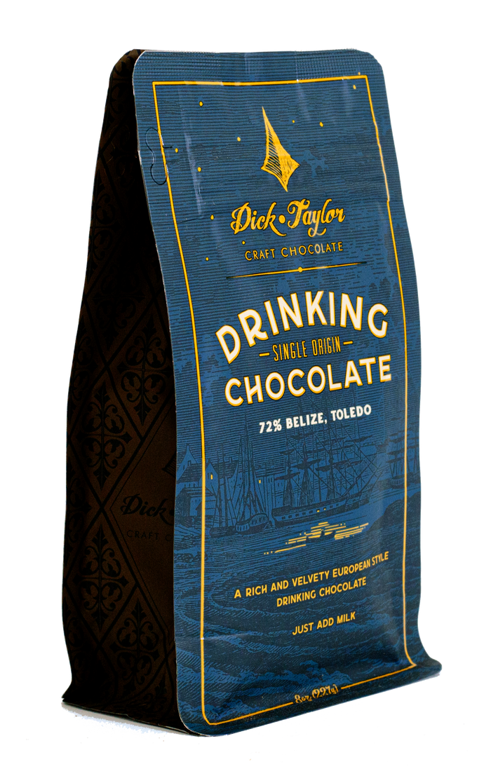 Dick Taylor Single Origin Drinking Chocolate, 72% Belize, Toledo