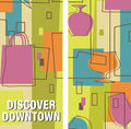 Discover Downtown Double Vinyl Banner Set Dekra-Lite