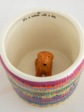 Dog Peekaboo Mug