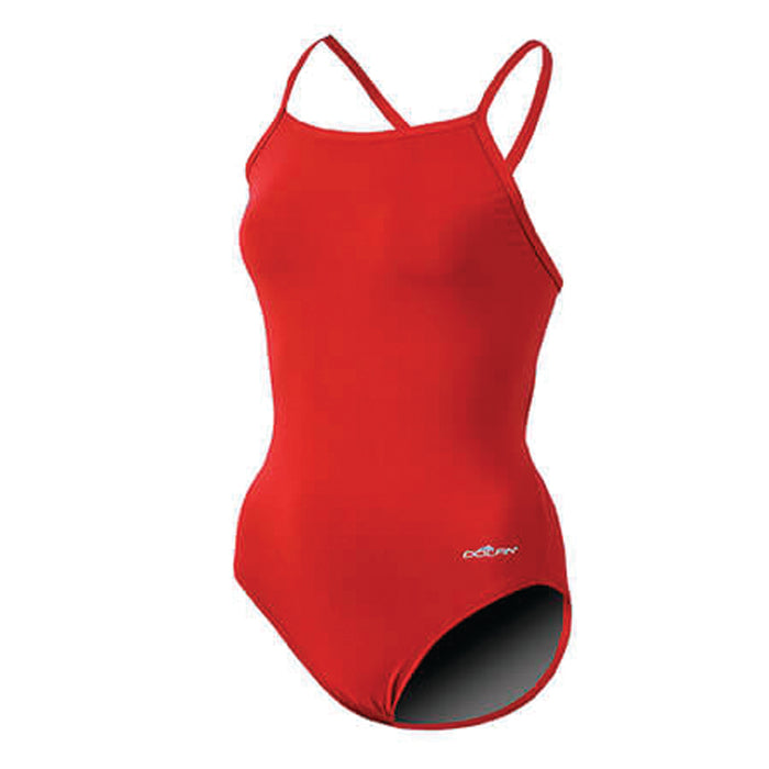 Dolfin Team Solid V-Back red