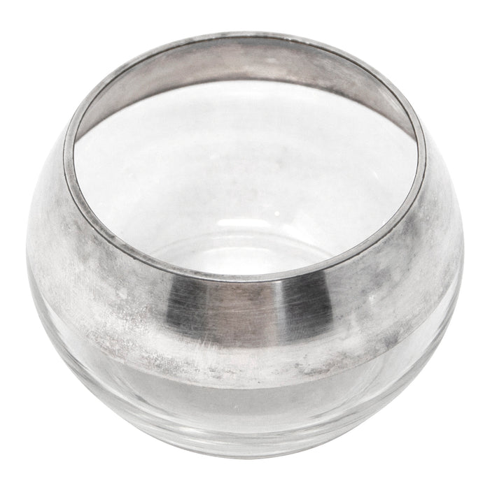 Vintage Dorothy Thorpe Sterling Silver Band Tray Set Bowl Top | The Hour Shop