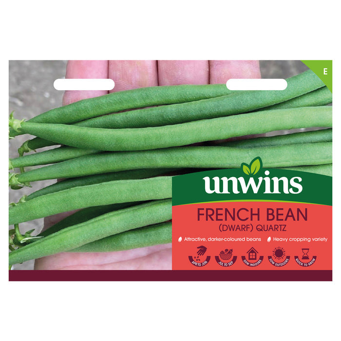 Dwarf French Bean Seeds 'Quartz'