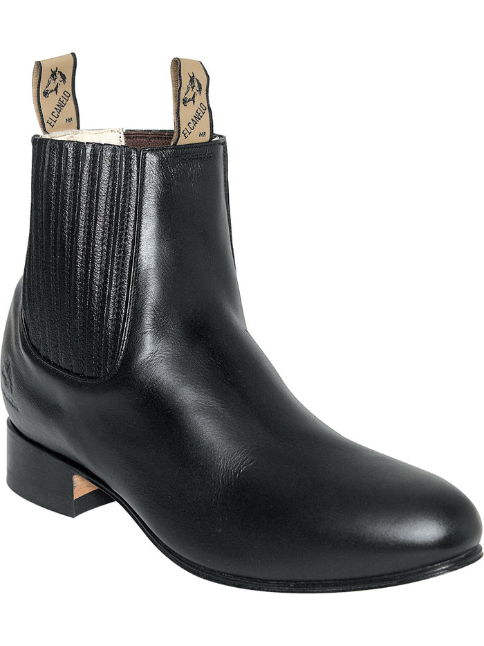 El Canelo - Charro Ankle Boot   - Atlas Black