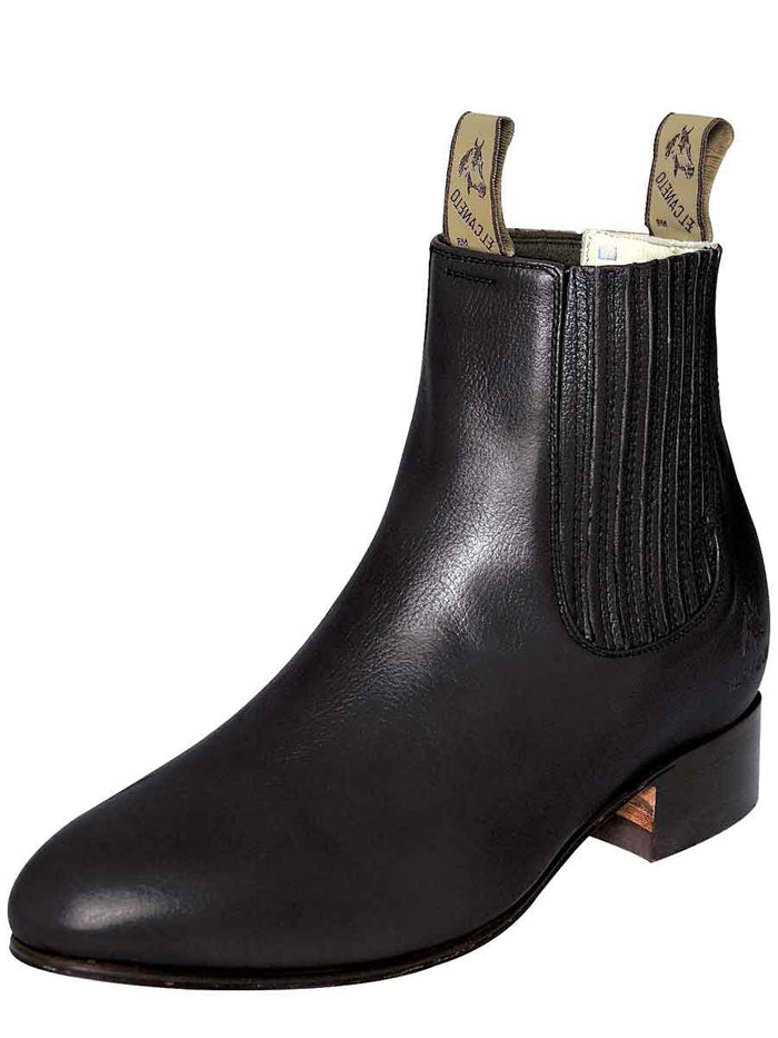 El Canelo - Charro Ankle Boot   - Atlas Black