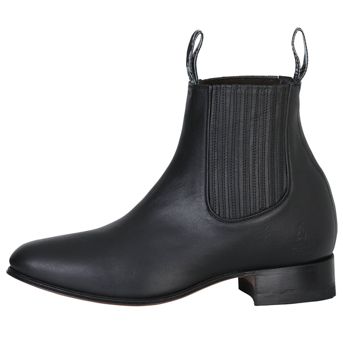 El Canelo - Charro Ankle Boot   - Atlas Black