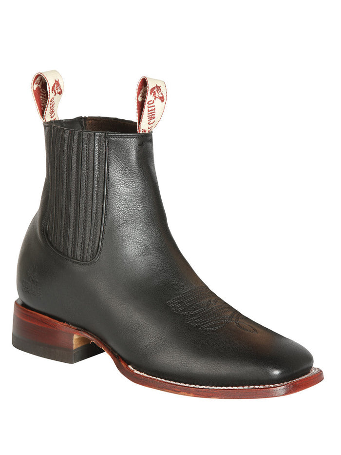 El Canelo Men’s Fronterizo Ankle Boots - Ikon Black
