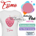 ESSMO™ Bubble Gum Pink Matte Solid Heat Transfer Vinyl HTV DP09