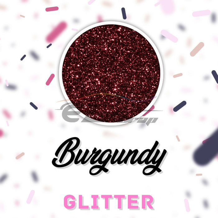 ESSMO™ Burgundy Glitter Sparkle Heat Transfer Vinyl HTV DG24