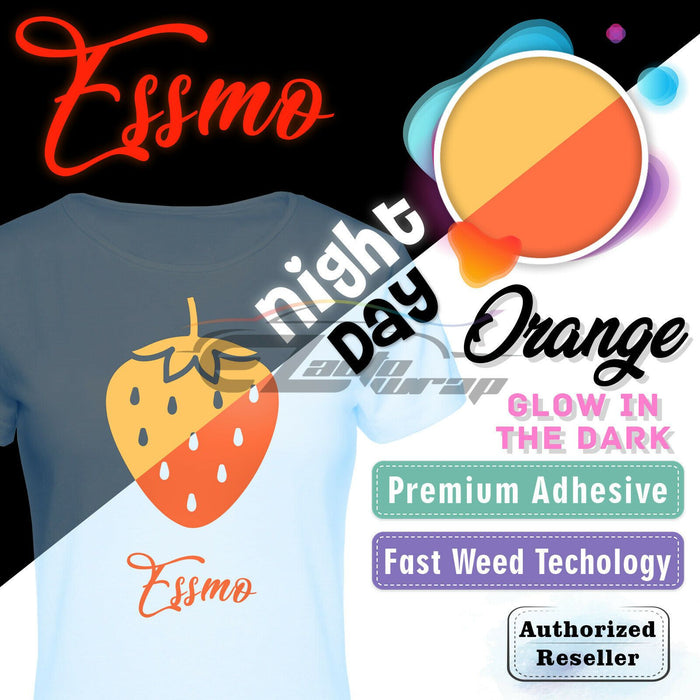 Essmo™ Glow in the Dark Orange Heat Transfer Vinyl HTV GD03