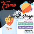 Essmo™ Glow in the Dark Orange Heat Transfer Vinyl HTV GD03