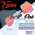 Essmo™ Glow in the Dark Pink Heat Transfer Vinyl HTV GD04