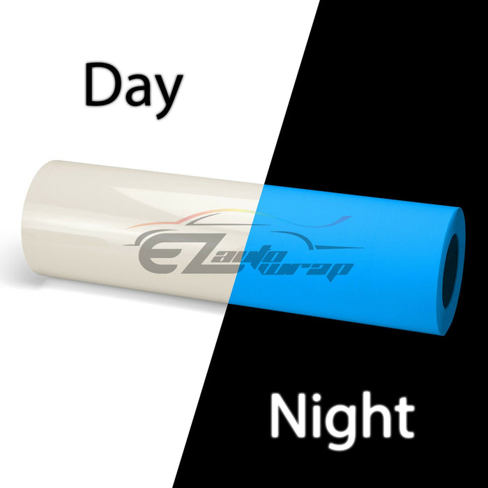 Essmo™ Glow in the Dark White Blue Heat Transfer Vinyl HTV GD06