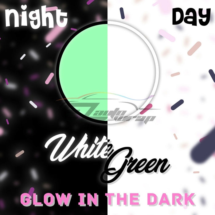 Essmo™ Glow in the Dark White Green Heat Transfer Vinyl HTV GD05