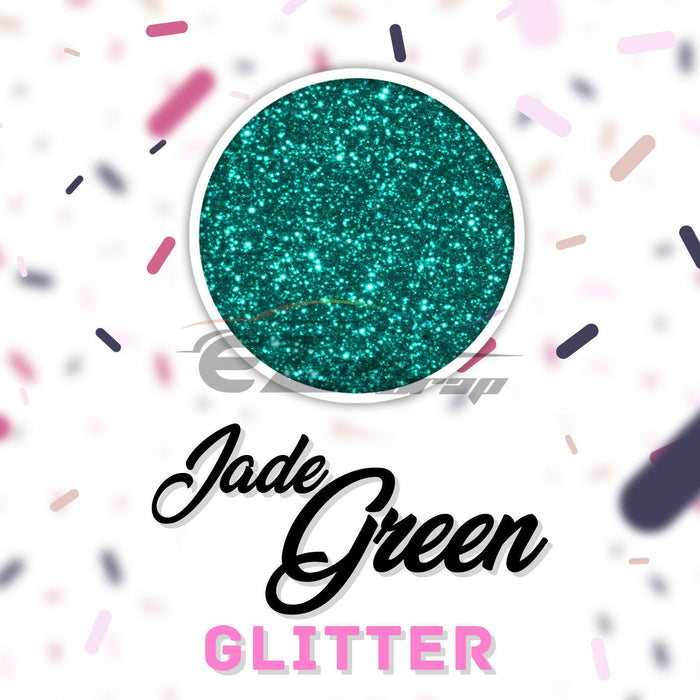 ESSMO™ Jade Green Glitter Sparkle Heat Transfer Vinyl HTV DG19
