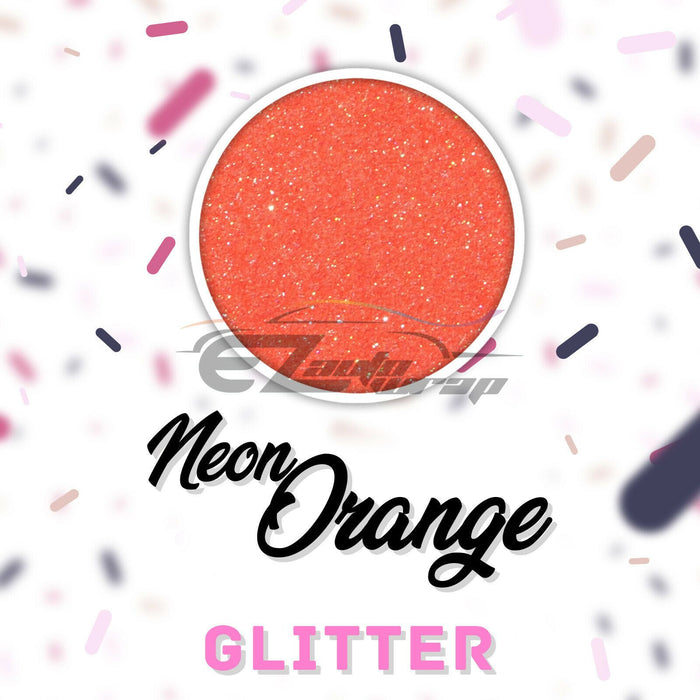 ESSMO™ Neon Orange Glitter Sparkle Heat Transfer Vinyl HTV DG27