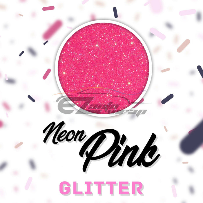 ESSMO™ Neon Pink Glitter Sparkle Heat Transfer Vinyl HTV DG26