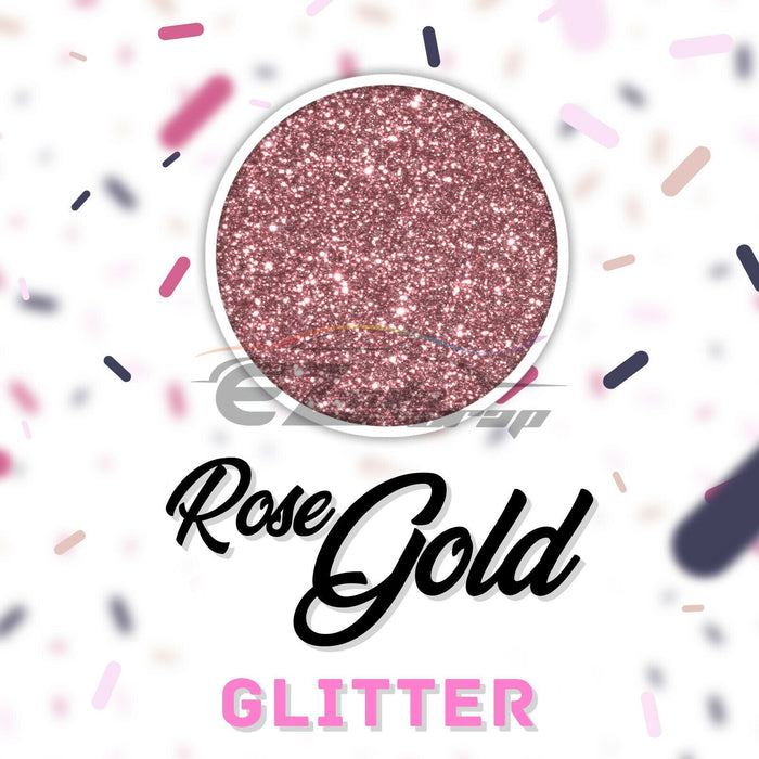 ESSMO™ Rose Gold Glitter Sparkle Heat Transfer Vinyl HTV DG25