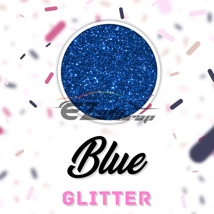 ESSMO™ Royal Blue Glitter Sparkle Heat Transfer Vinyl HTV DG07