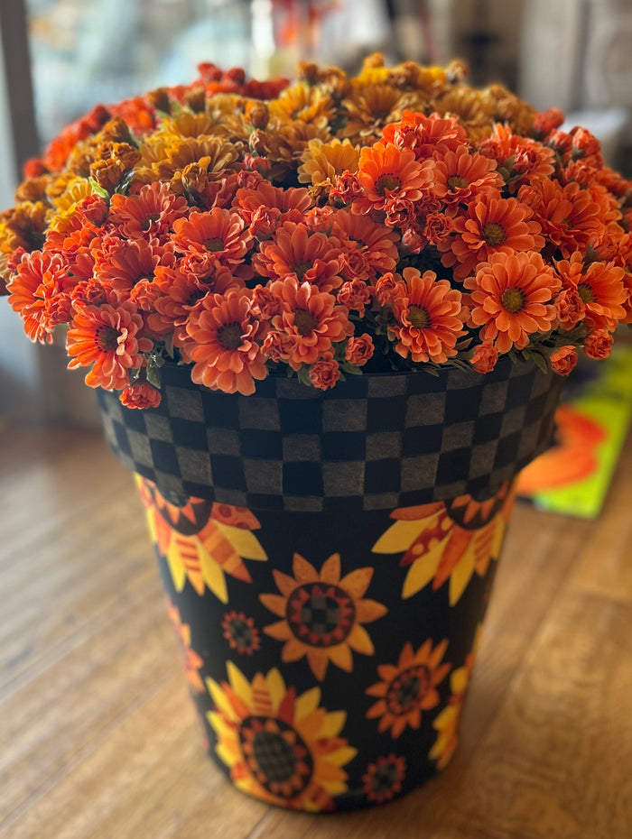 Fall Faux Yellow Gold Mums