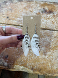 Feather earrings #10