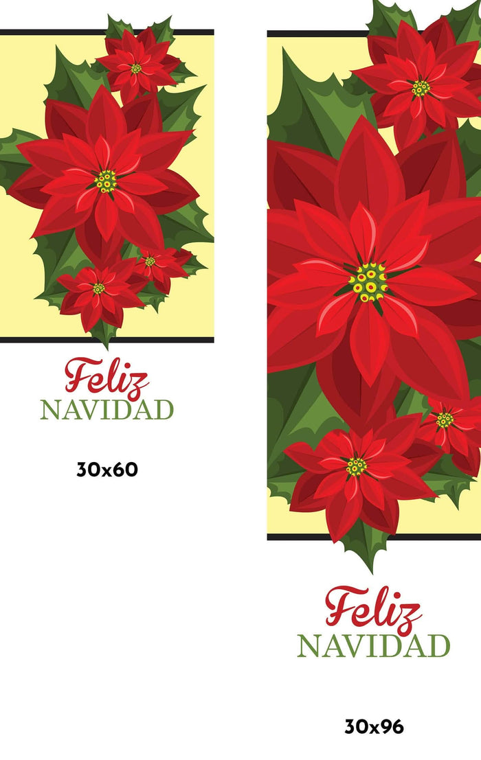 Feliz Navidad Single Vinyl Banner Dekra-Lite