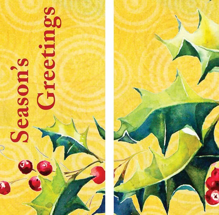 Festive Holly Berries Double Vinyl Banner Set Dekra-Lite