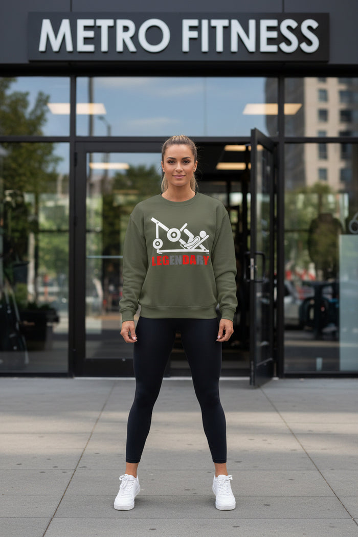 Fierce Legendary Leg-Day Sweatshirt