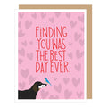 "Finding You" Dachshund Valentine's Day Card