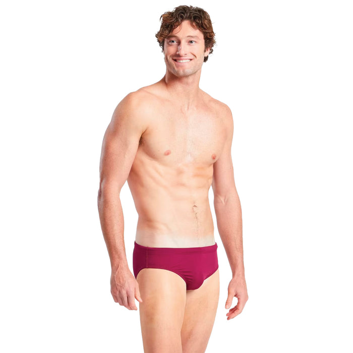 Finis Solid Brief cabernet front