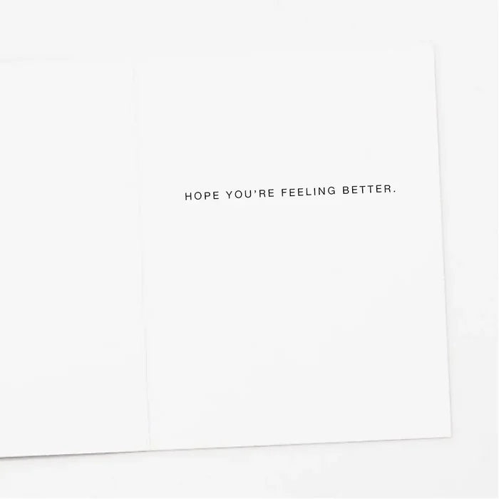 Floral Get Well Card
