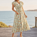 Sage Green Floral / S