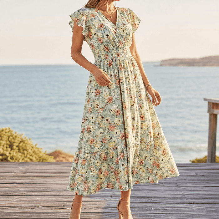 Sage Green Floral / S